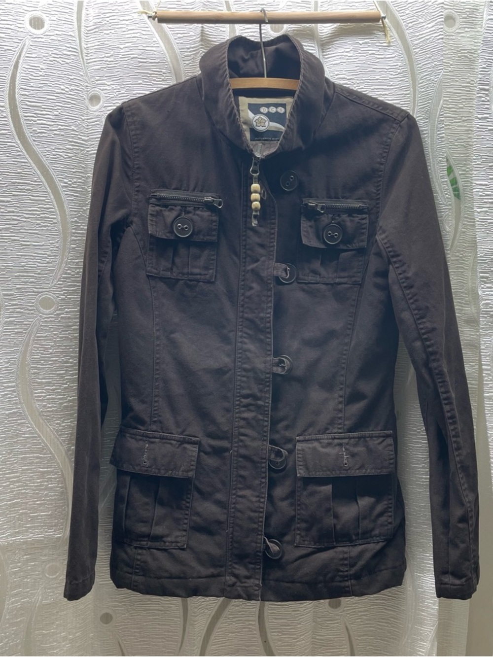 DCS Utility Field Jacket Medium Brown‎ Cotton Canvas Military Style